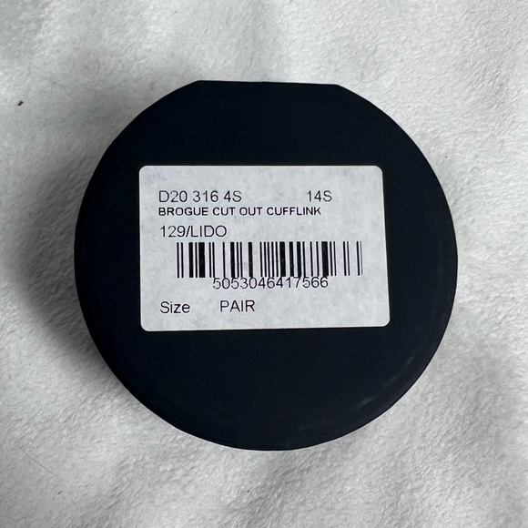 DUCHAMP Sterling Silver Cufflinks (Brogues) - Picture 4 of 4